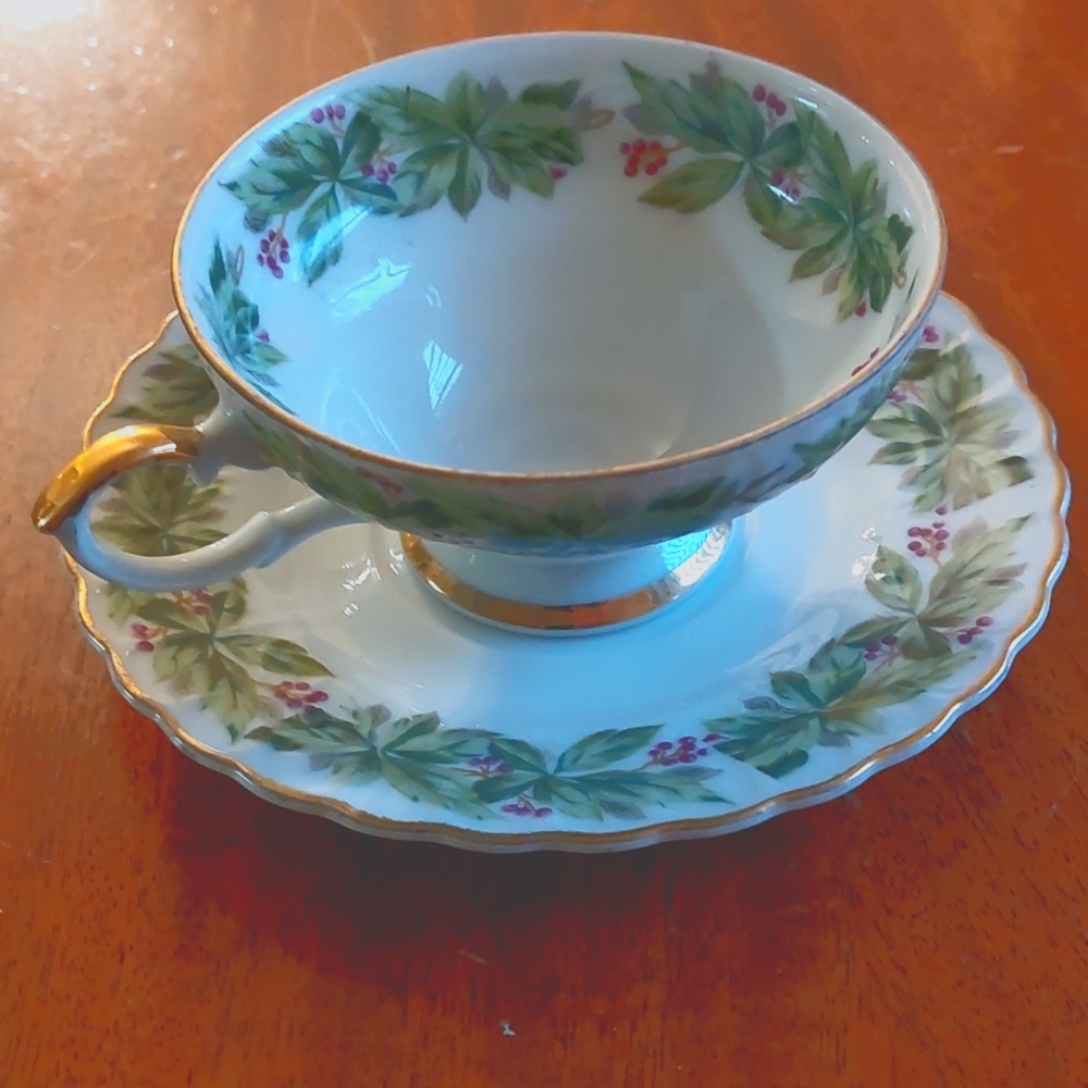 Holly and Berries cup and Saucer